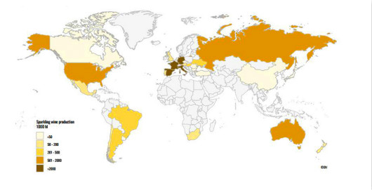 OIV发布最新全球起泡葡萄酒市场报告