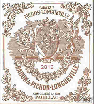 波尔多1855列级庄2012年份酒标图大全（上）
