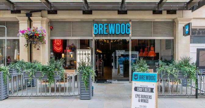 精酿啤酒商BrewDog在SouthGate购物中心开设了最新的酒吧