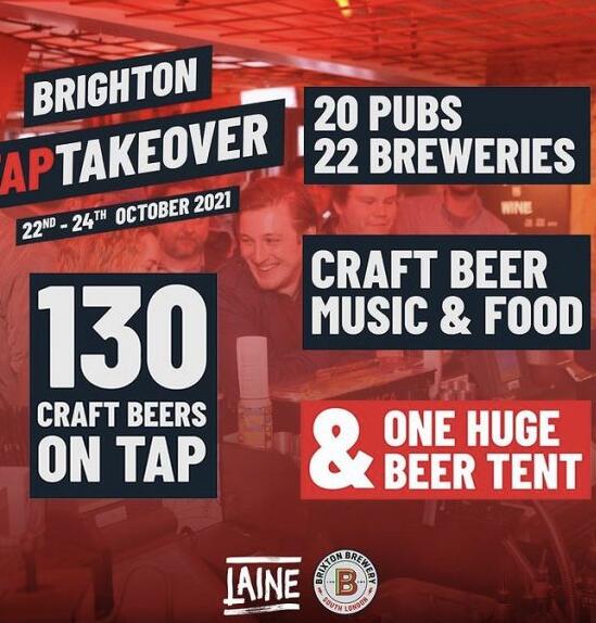 Brighton Tap Takeover将迎来22家啤酒厂